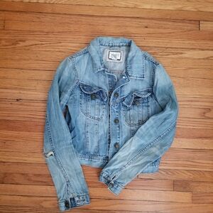 Forever 21 Light Blue Denim Jean Jacket